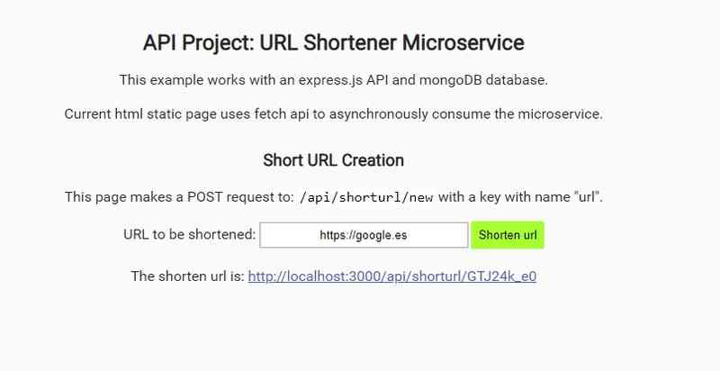 express microservice demo