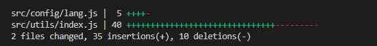 git log stats